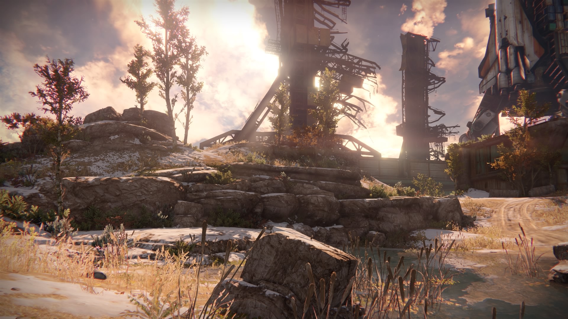 Destiny 1 Cosmodrome vs Destiny 2 Cosmodrome Comparison