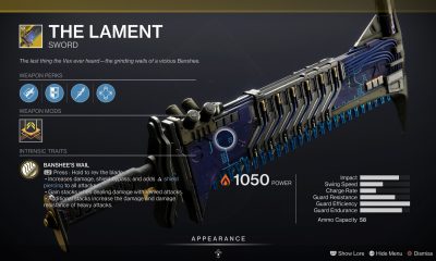 Is The Lament The Best Exotic Sword In Destiny 2?