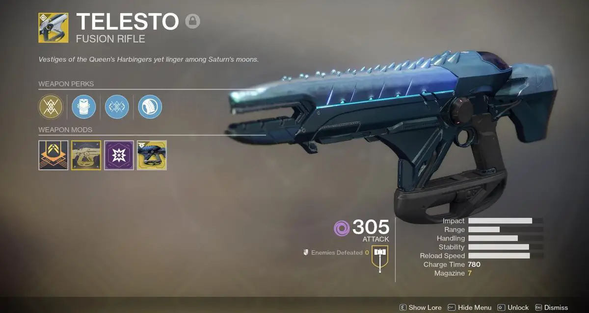 It's 2021 And Telesto Is Broken Once Again In Destiny 2