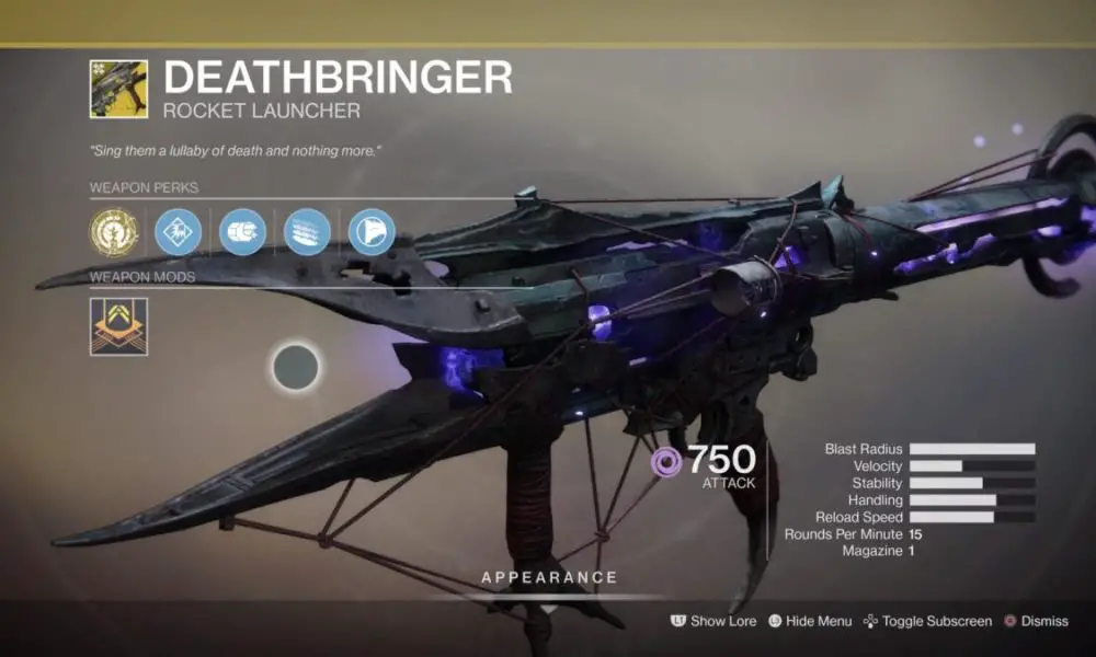 Is Deathbringer the Best Exotic Rocket Launcher in Destiny 2?