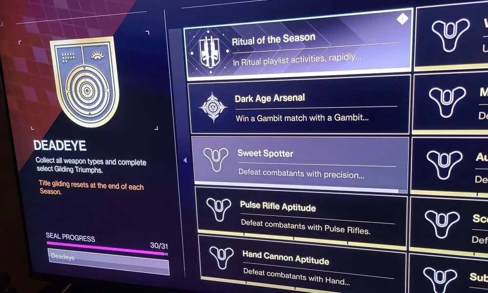 How To Get Deadeye Title Destiny 2 How to Get the Deadeye Seal in Destiny 2