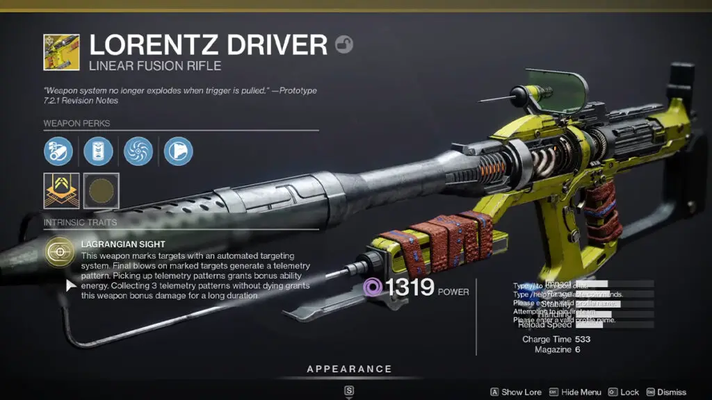 Is Lorentz Driver the best Exotic Fusion Rifle in Destiny 2?