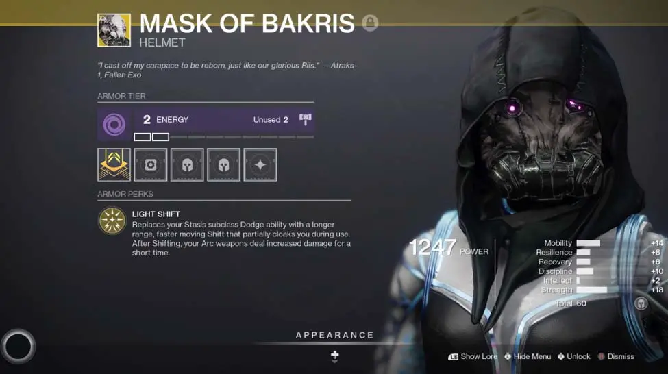 how to get mask of bakris